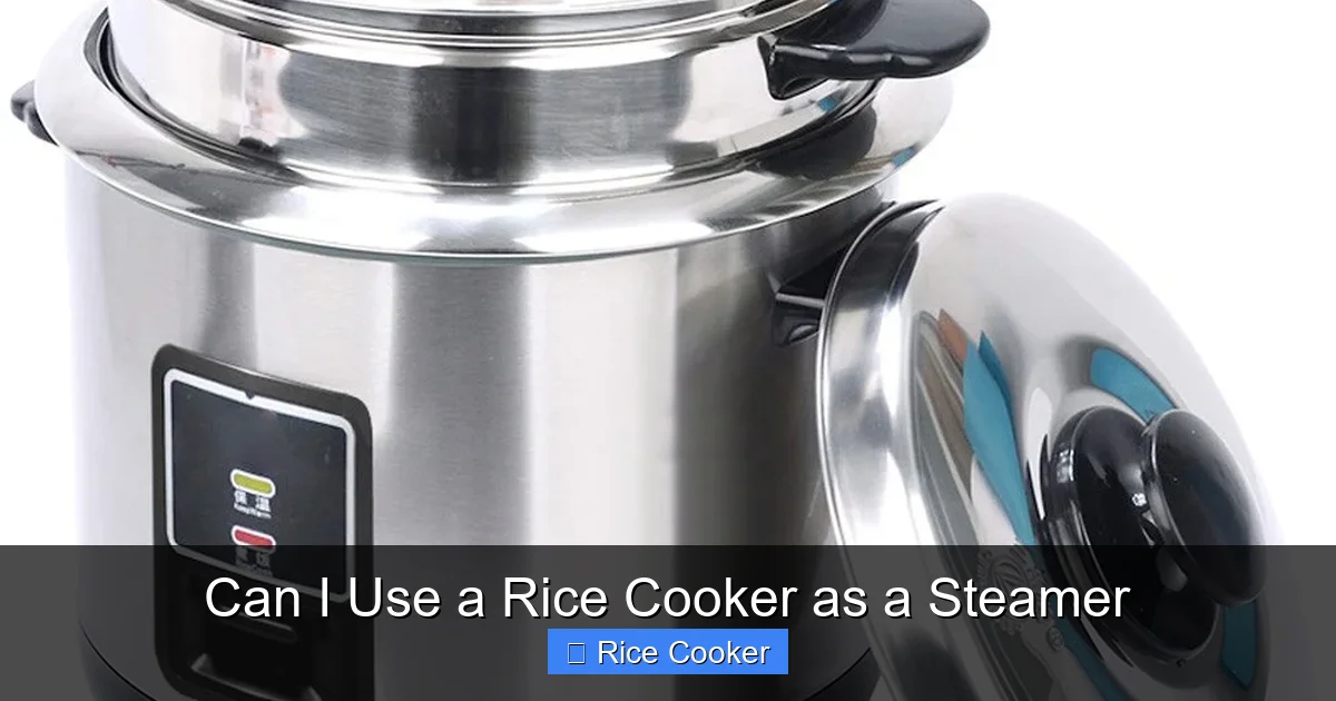 Can I Use a Rice Cooker as a Steamer