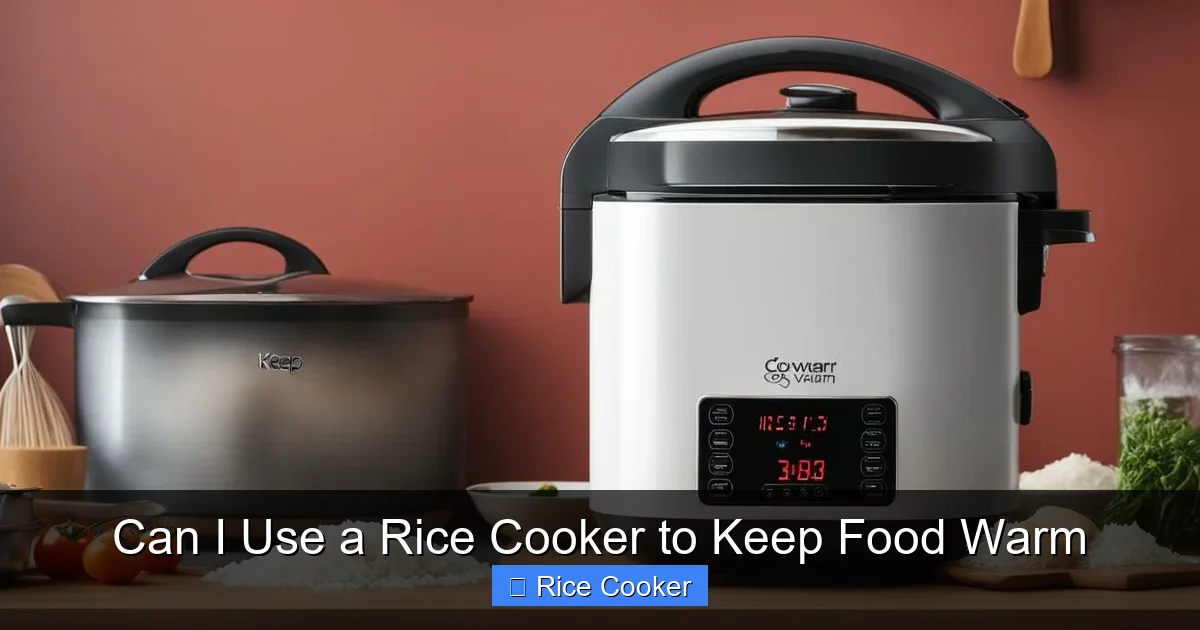 Can I Use a Rice Cooker to Keep Food Warm