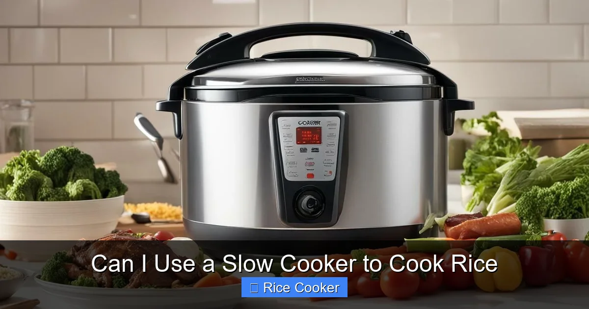 Can I Use a Slow Cooker to Cook Rice