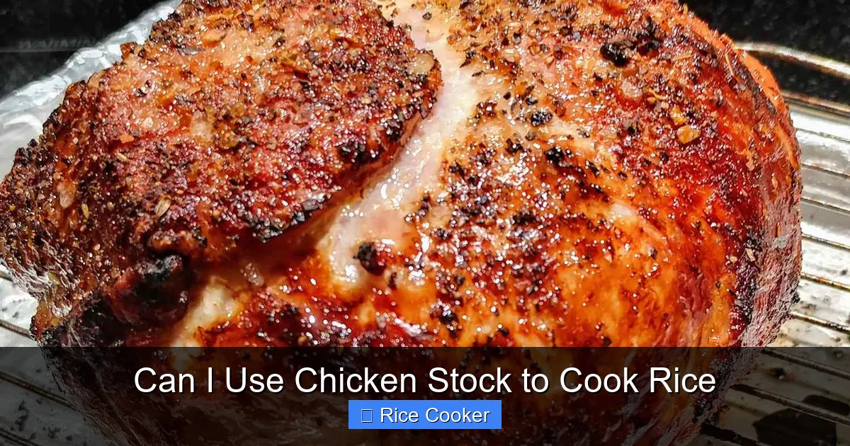 Can I Use Chicken Stock to Cook Rice
