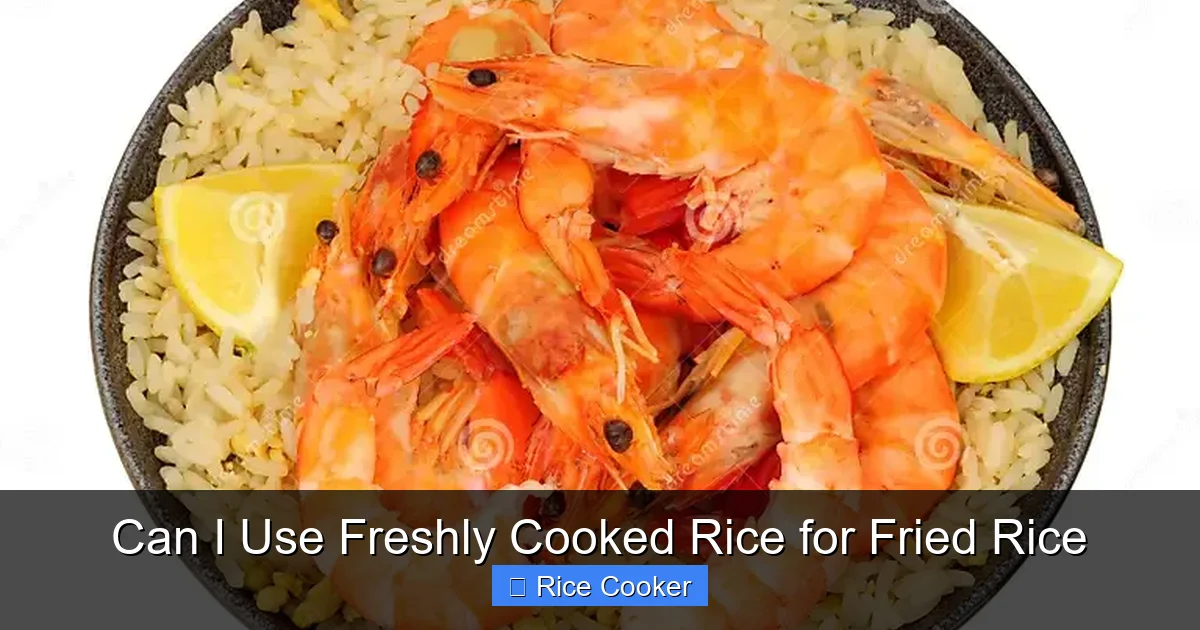 Can I Use Freshly Cooked Rice for Fried Rice
