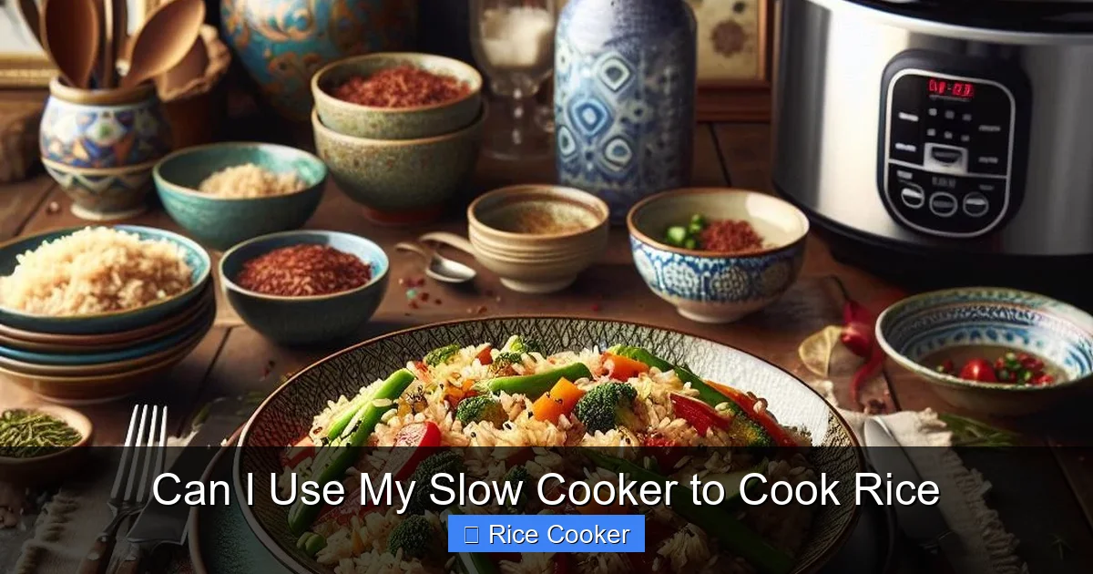 Can I Use My Slow Cooker to Cook Rice
