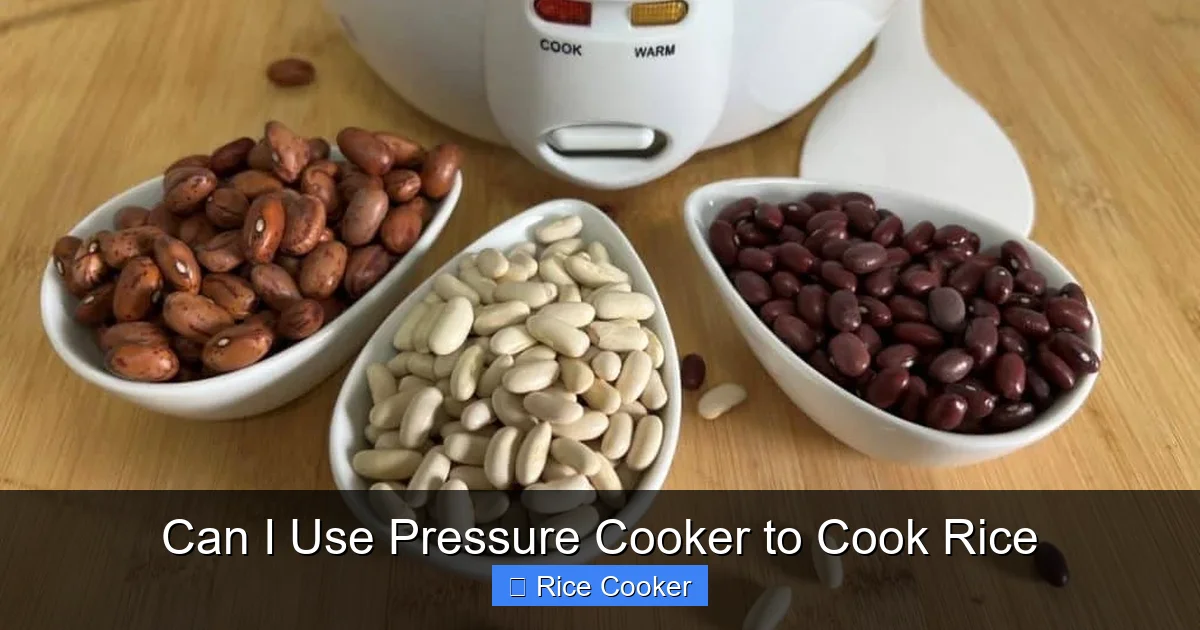 Can I Use Pressure Cooker to Cook Rice