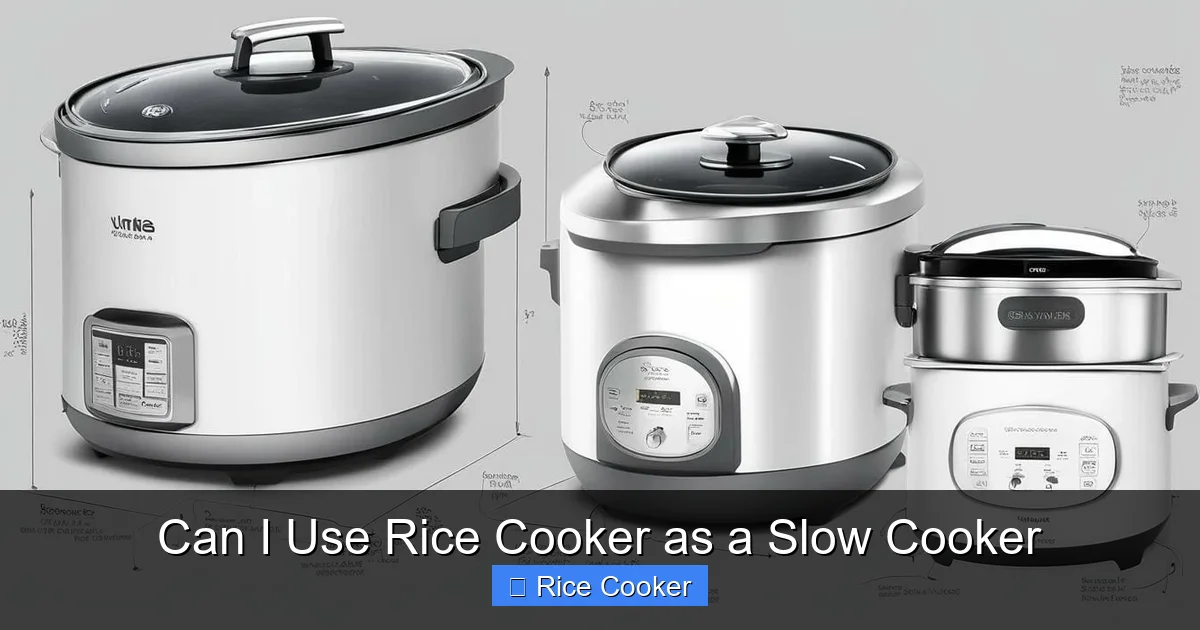 Can I Use Rice Cooker as a Slow Cooker