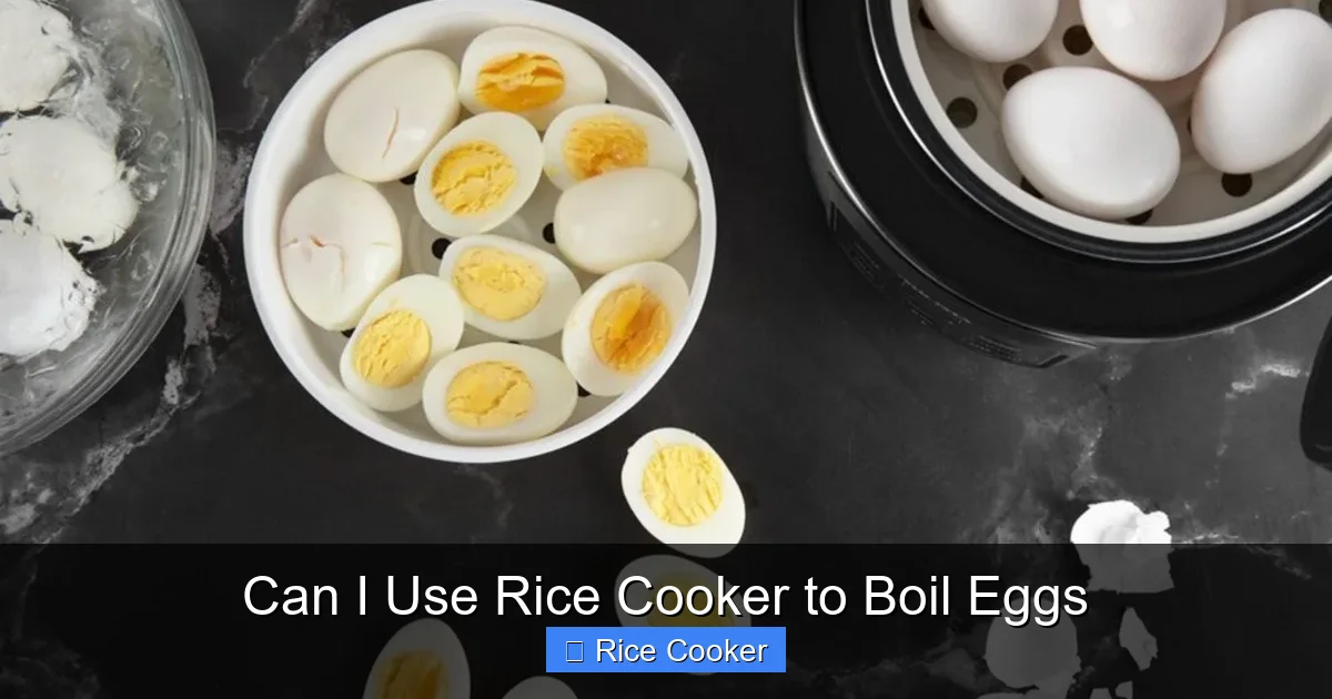 Can I Use Rice Cooker to Boil Eggs