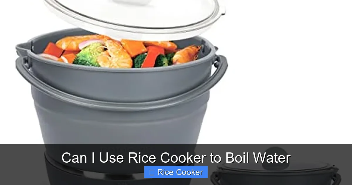 Can I Use Rice Cooker to Boil Water