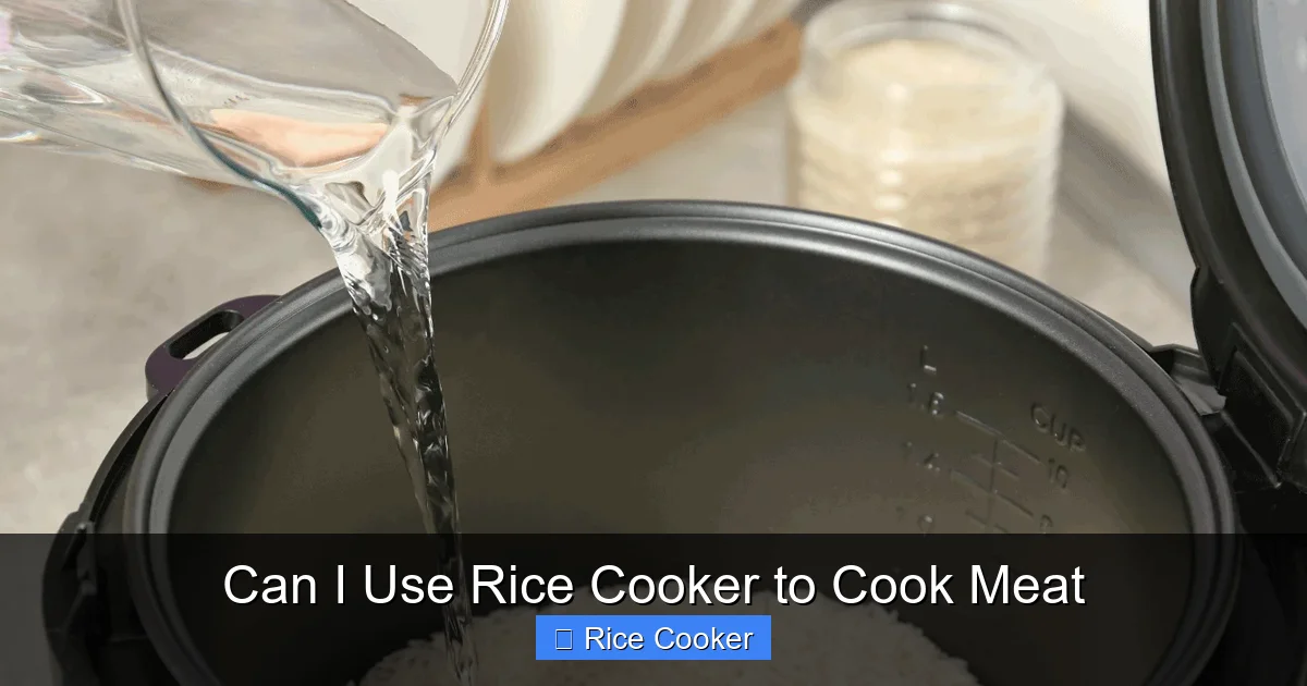 Can I Use Rice Cooker to Cook Meat
