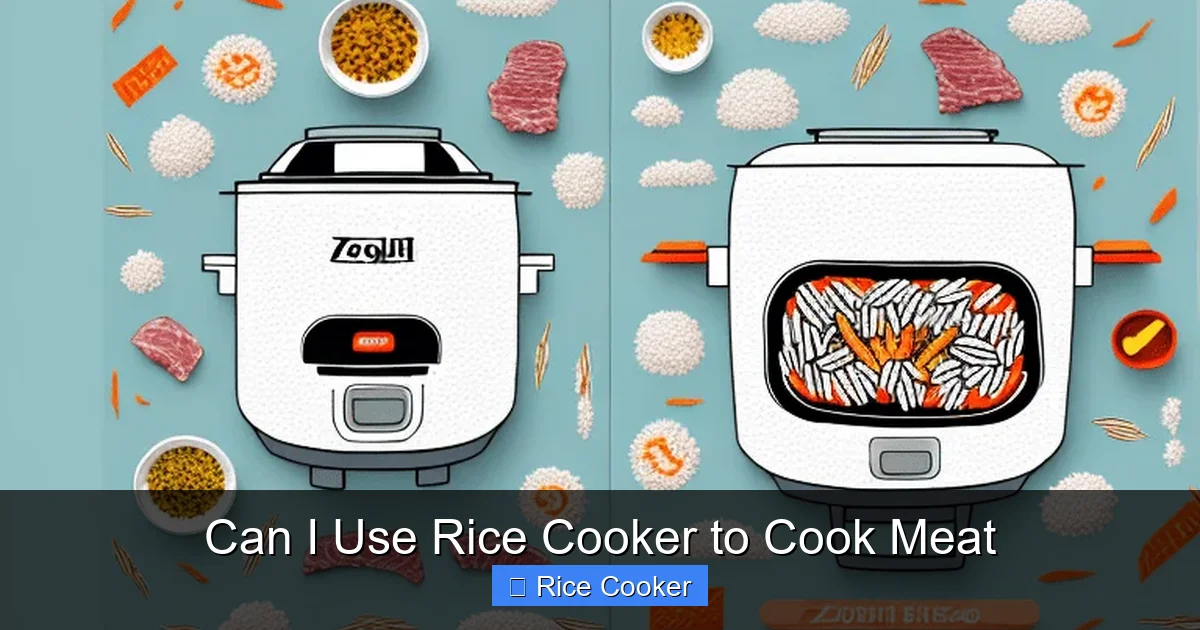 Can I Use Rice Cooker to Cook Meat
