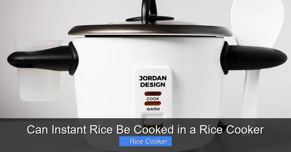 Can Instant Rice Be Cooked in a Rice Cooker