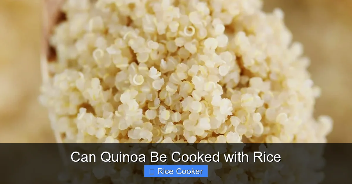 Can Quinoa Be Cooked with Rice