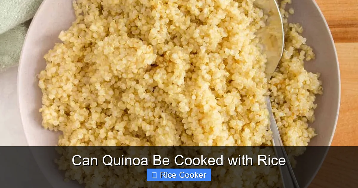 Can Quinoa Be Cooked with Rice