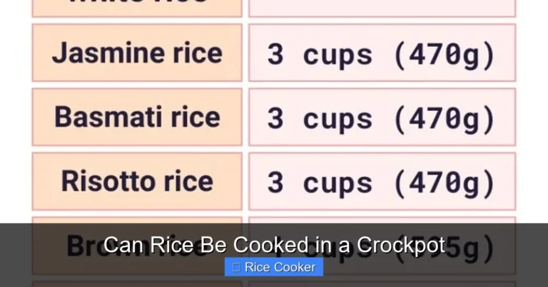 Can Rice Be Cooked in a Crockpot