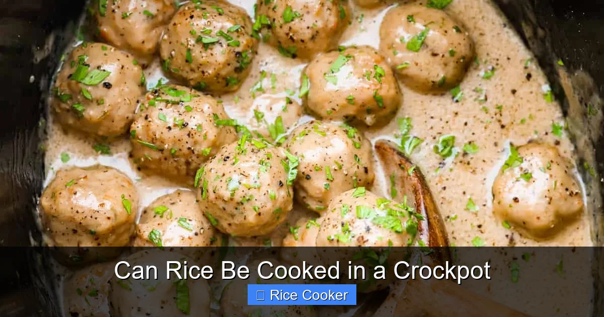 Can Rice Be Cooked in a Crockpot