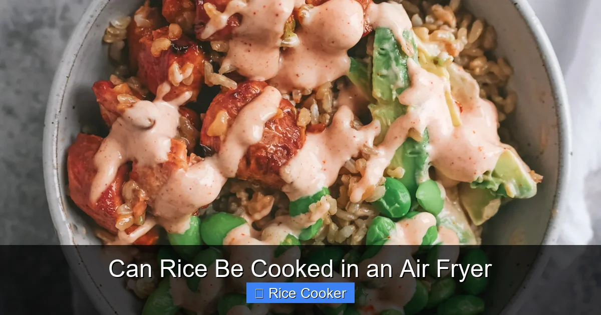 Can Rice Be Cooked in an Air Fryer