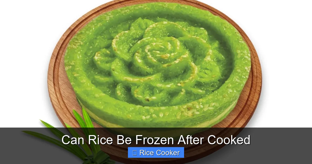 Can Rice Be Frozen After Cooked