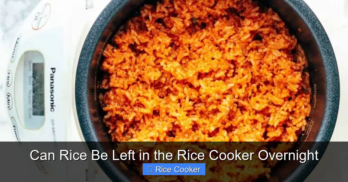 Can Rice Be Left in the Rice Cooker Overnight