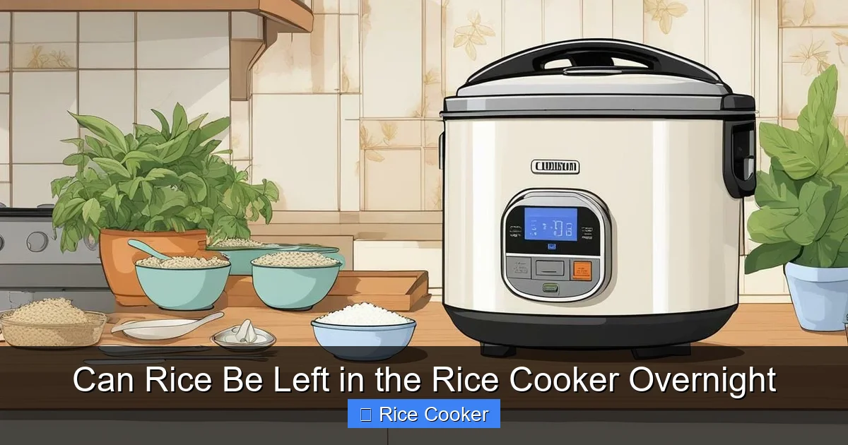 Can Rice Be Left in the Rice Cooker Overnight