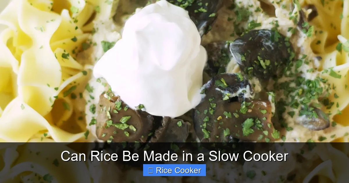 Can Rice Be Made in a Slow Cooker