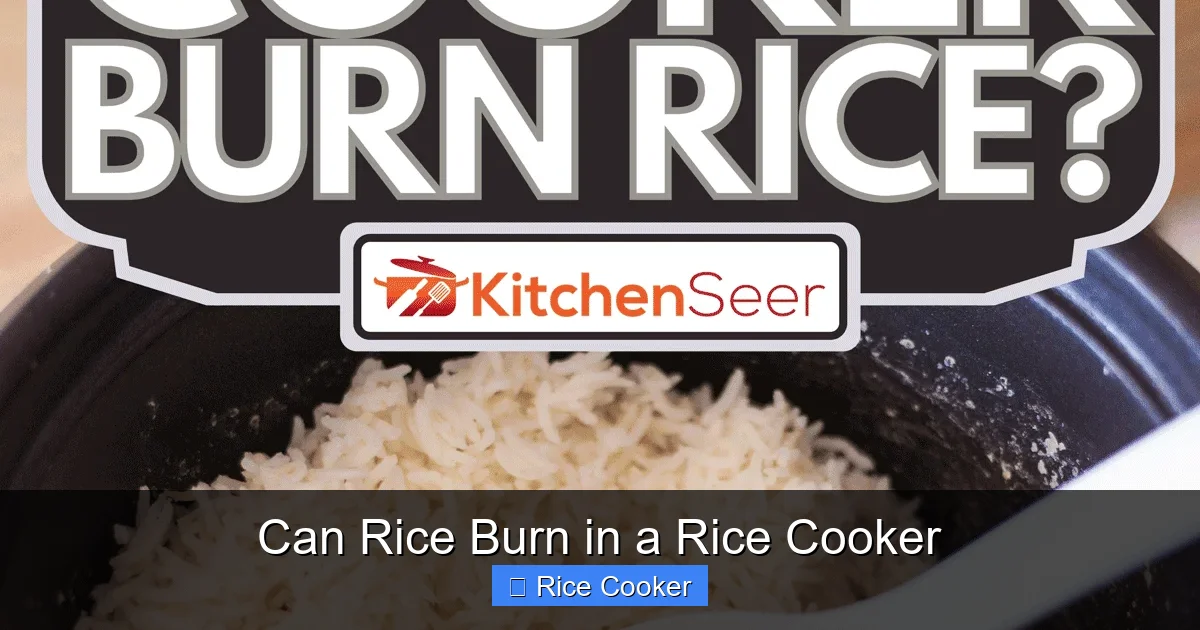 Can Rice Burn in a Rice Cooker