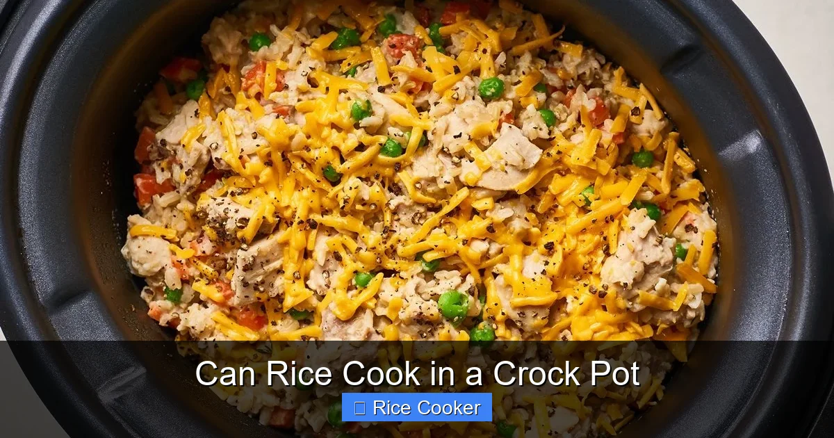 Can Rice Cook in a Crock Pot
