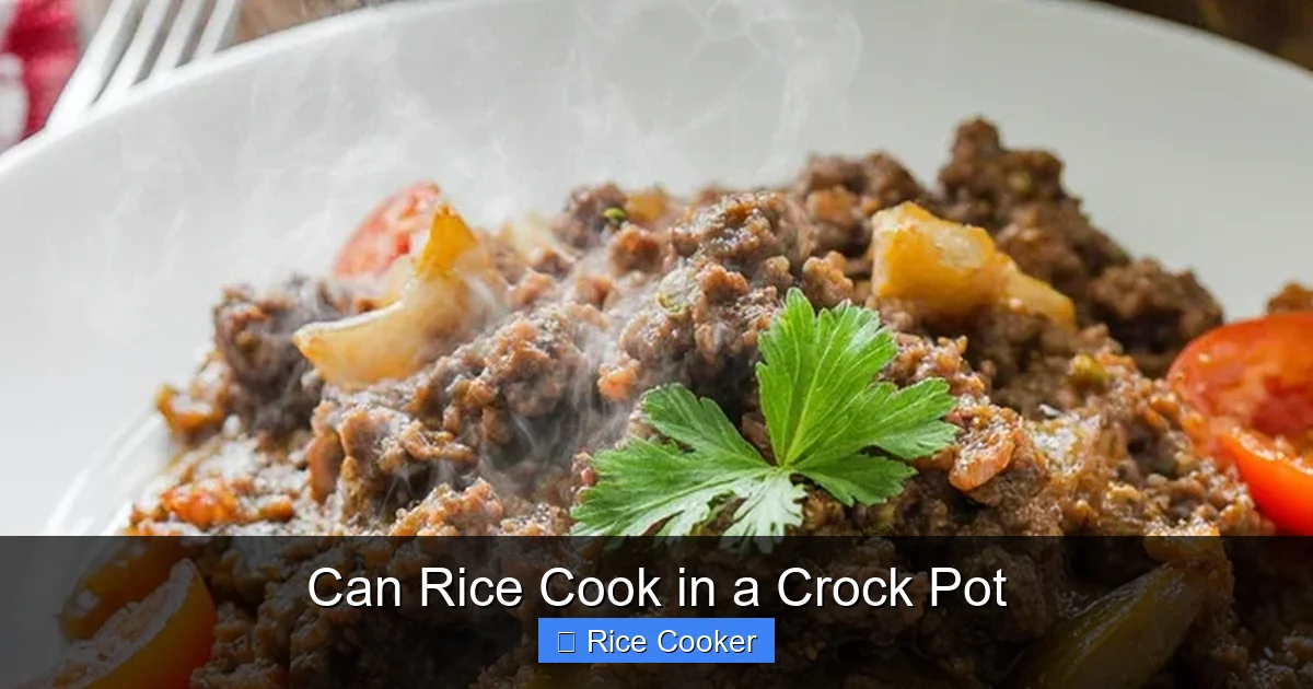 Can Rice Cook in a Crock Pot