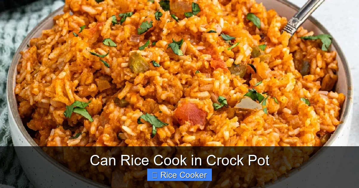 Can Rice Cook in Crock Pot