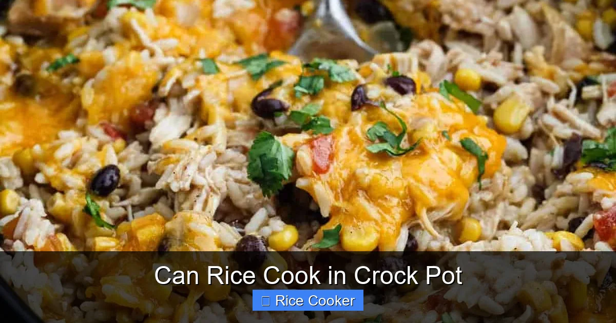 Can Rice Cook in Crock Pot