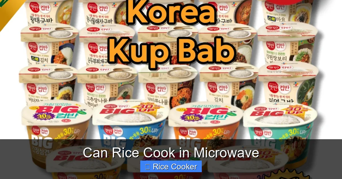Can Rice Cook in Microwave