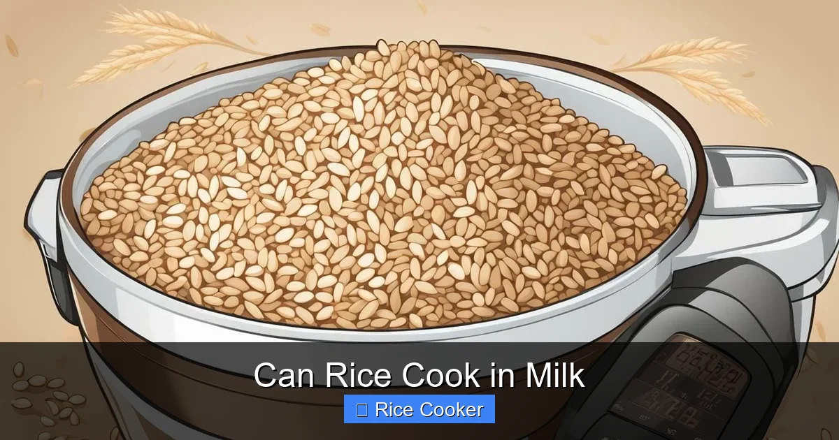 Can Rice Cook in Milk