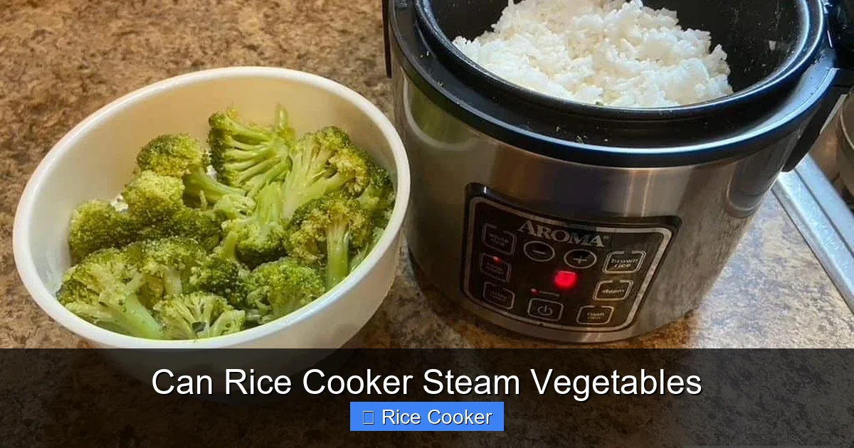 Can Rice Cooker Steam Vegetables