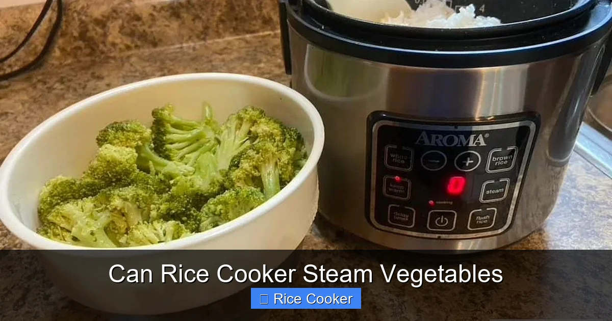 Can Rice Cooker Steam Vegetables
