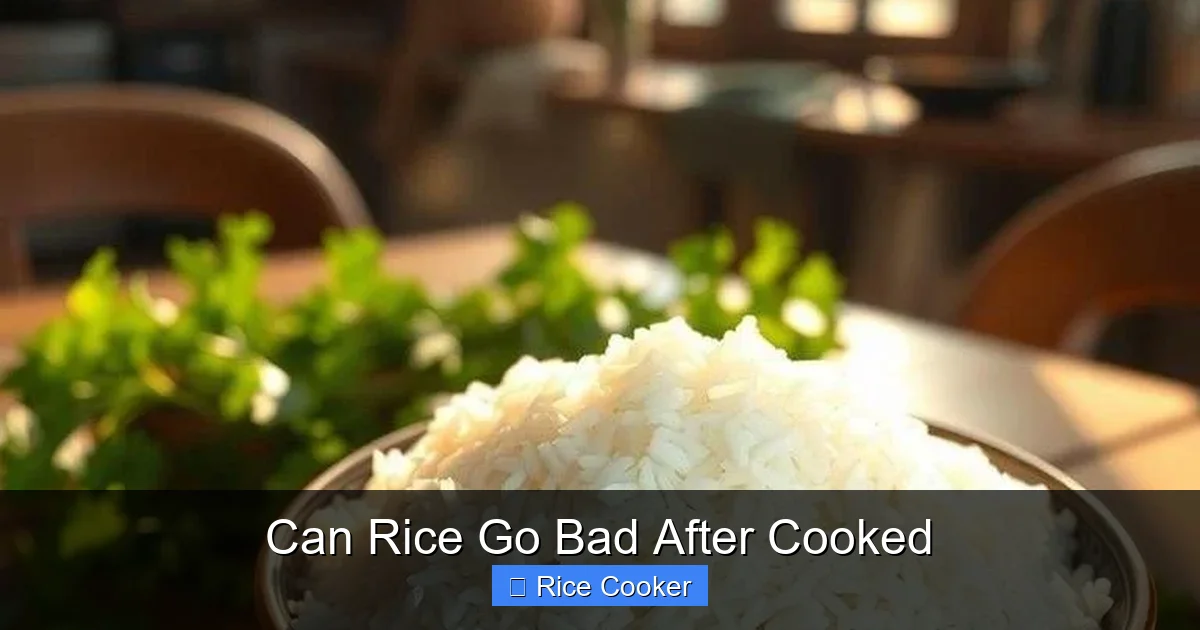 Can Rice Go Bad After Cooked