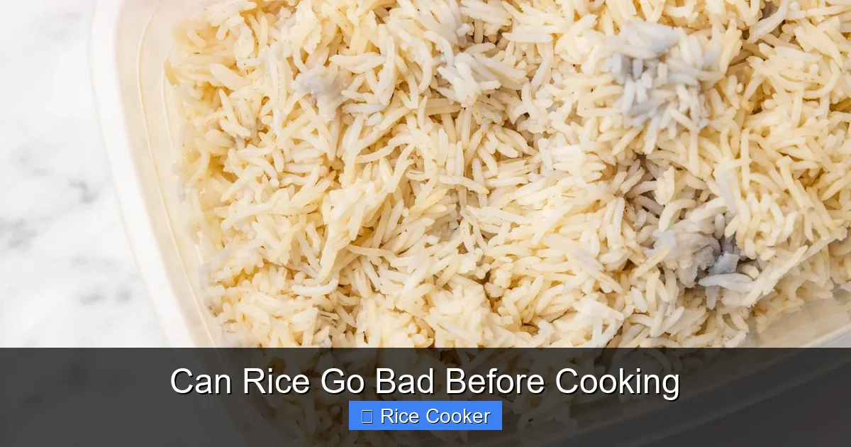 Can Rice Go Bad Before Cooking