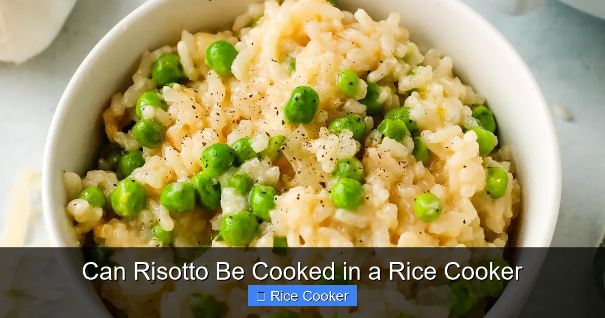 Can Risotto Be Cooked in a Rice Cooker