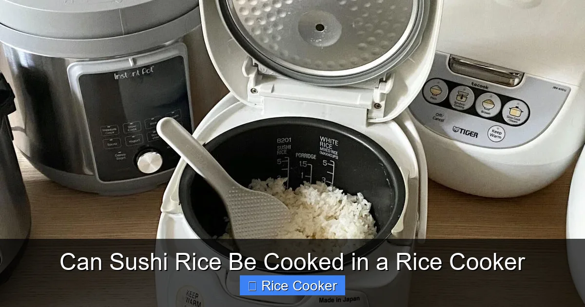 Can Sushi Rice Be Cooked in a Rice Cooker