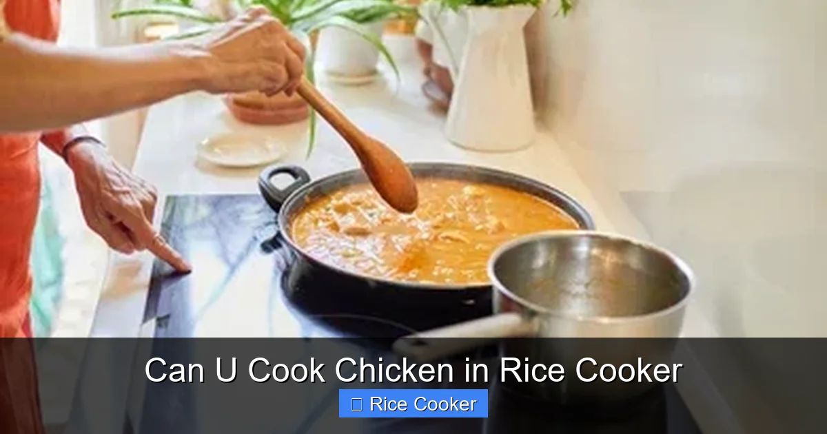 Can U Cook Chicken in Rice Cooker