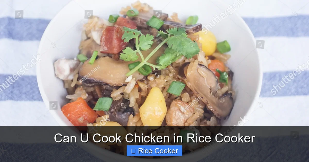 Can U Cook Chicken in Rice Cooker