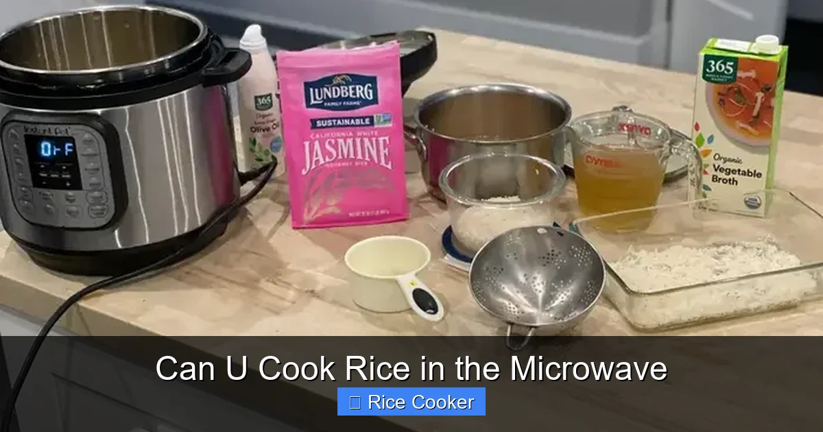 Can U Cook Rice in the Microwave