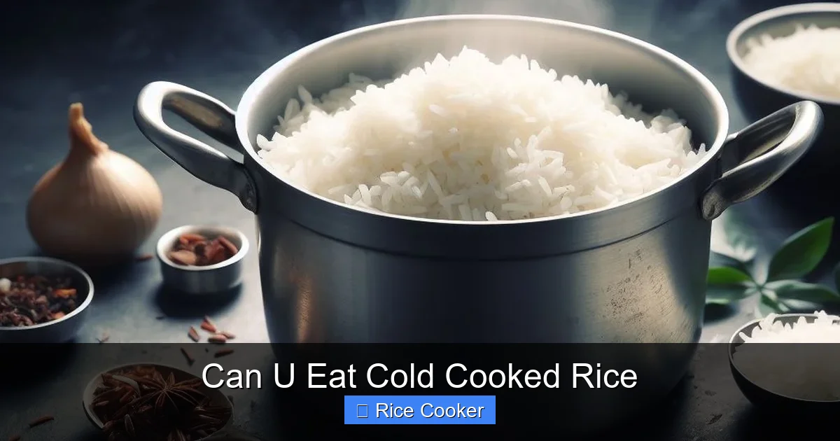 Can U Eat Cold Cooked Rice