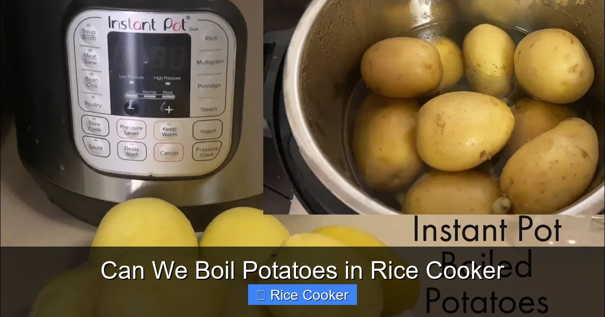Can We Boil Potatoes in Rice Cooker