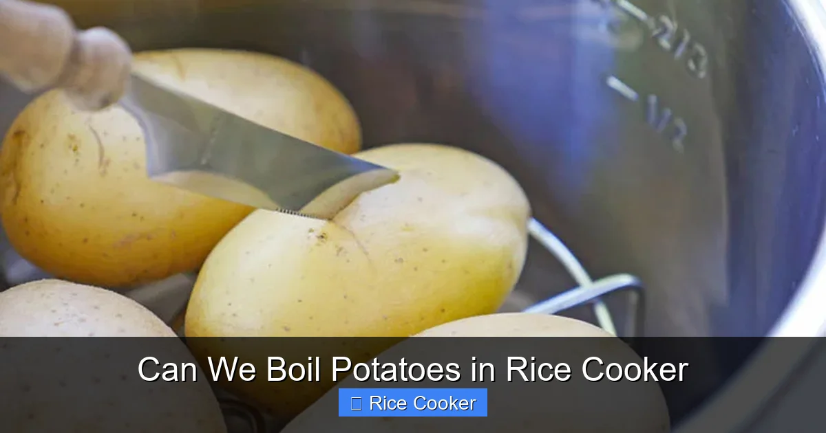 Can We Boil Potatoes in Rice Cooker