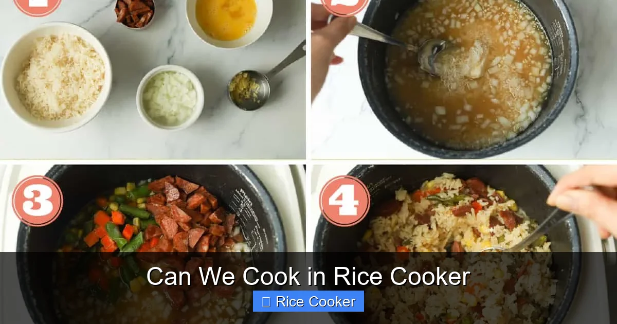 Can We Cook in Rice Cooker