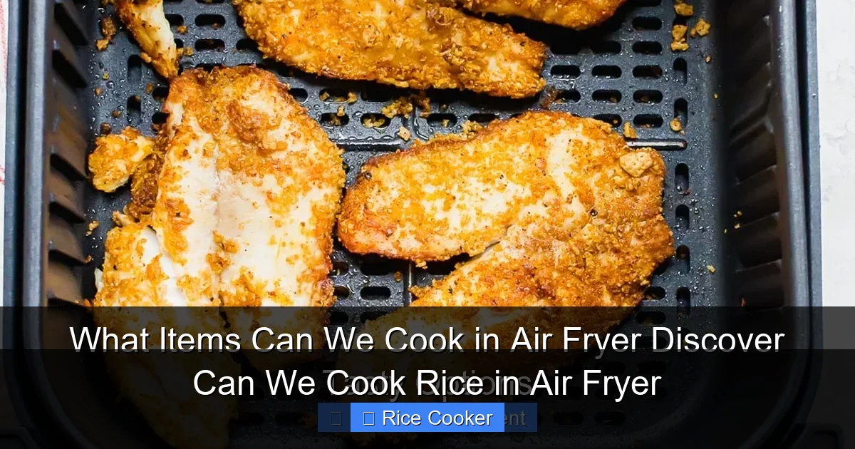 Can We Cook Rice in Air Fryer