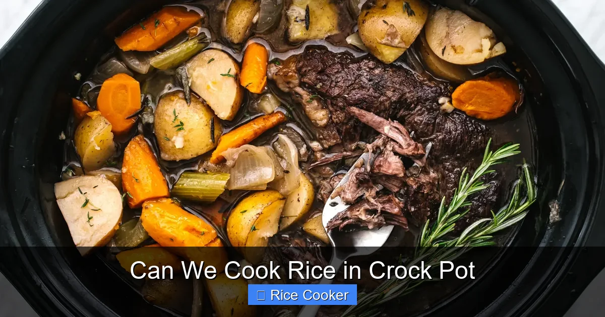 Can We Cook Rice in Crock Pot