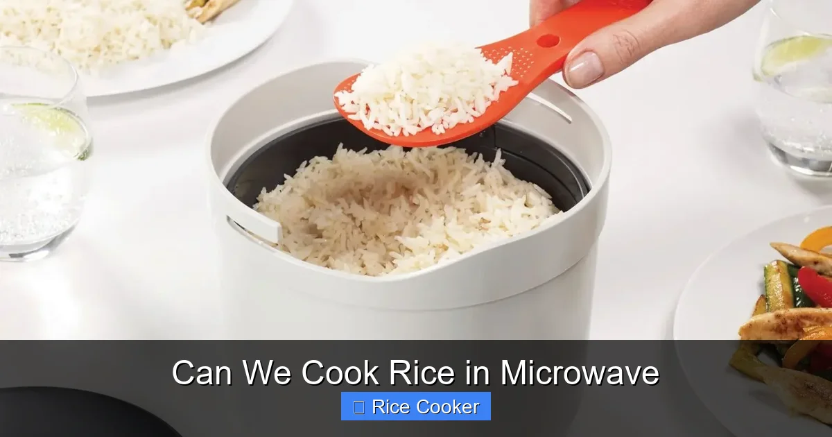 Can We Cook Rice in Microwave