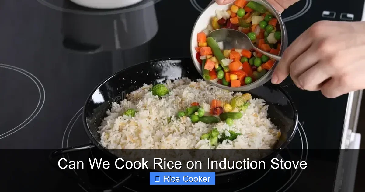 Can We Cook Rice on Induction Stove