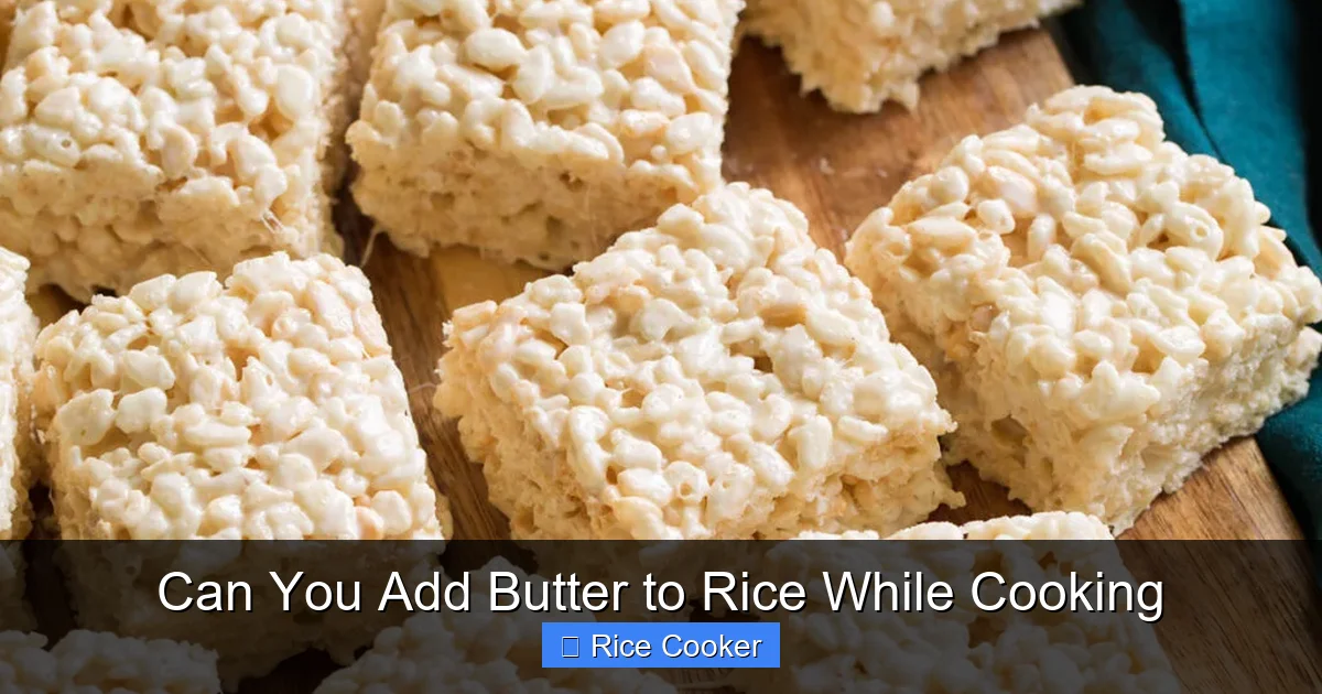 Can You Add Butter to Rice While Cooking