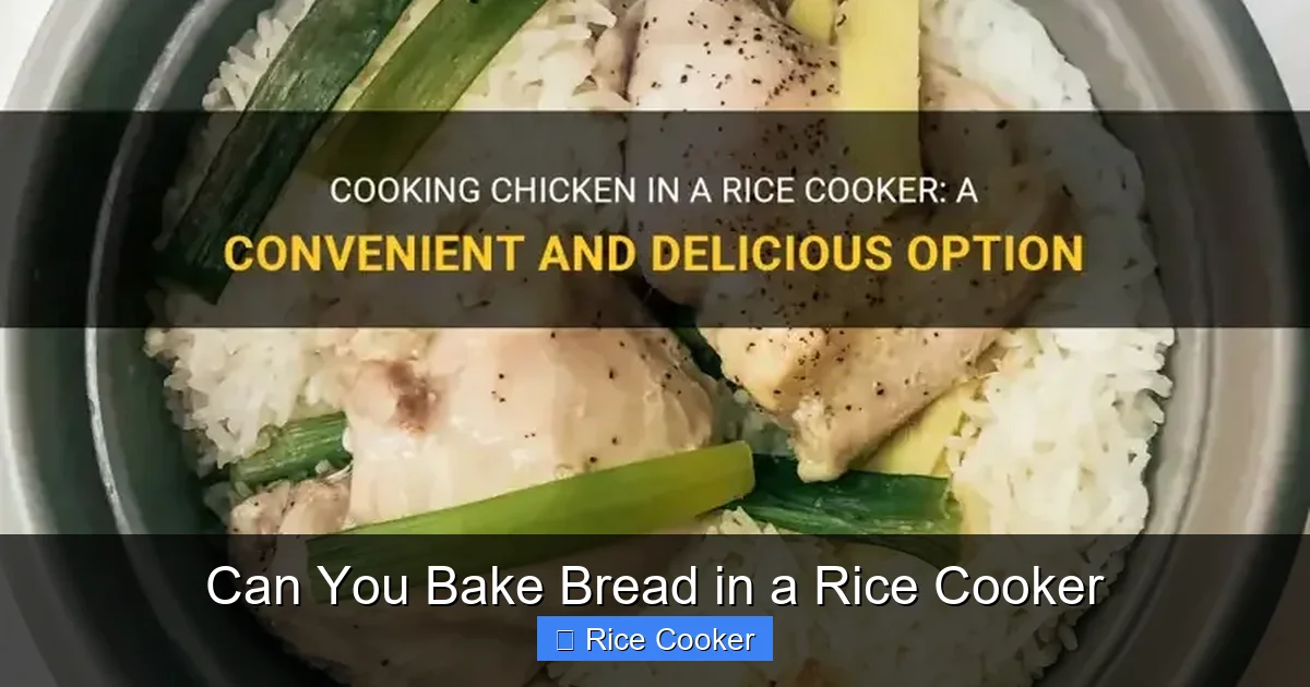 Can You Bake Bread in a Rice Cooker