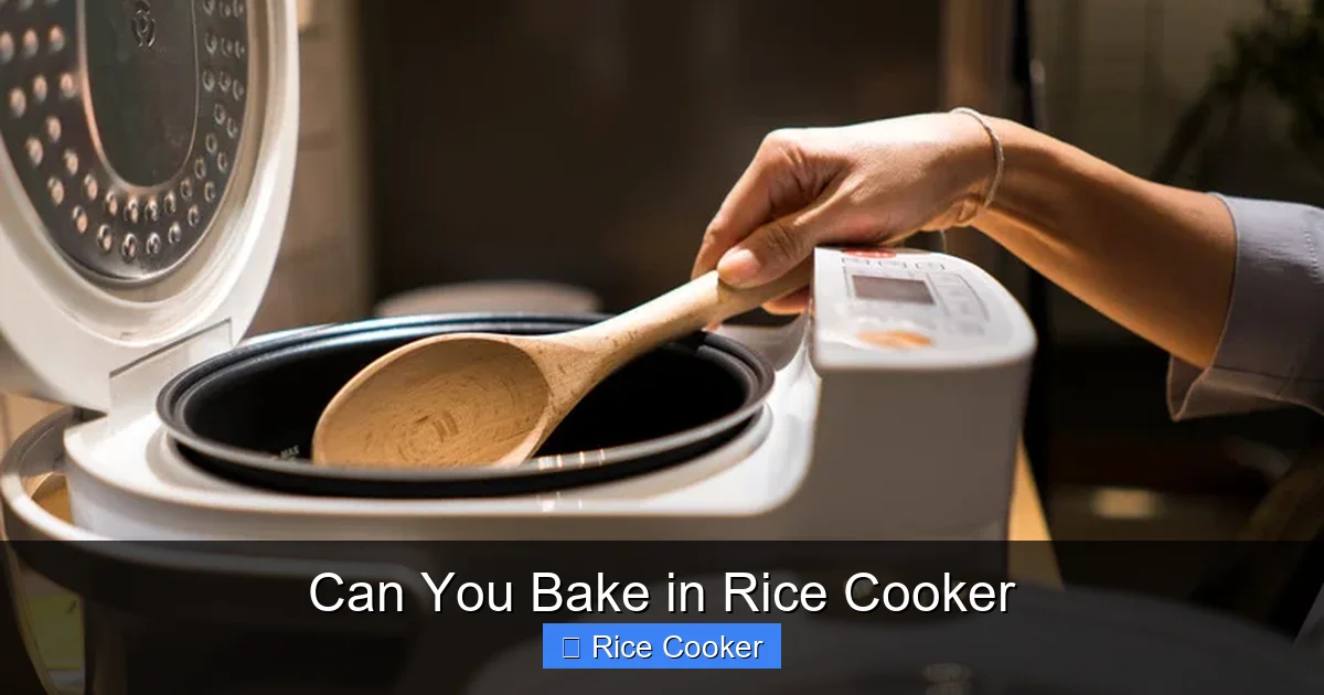 Can You Bake in Rice Cooker