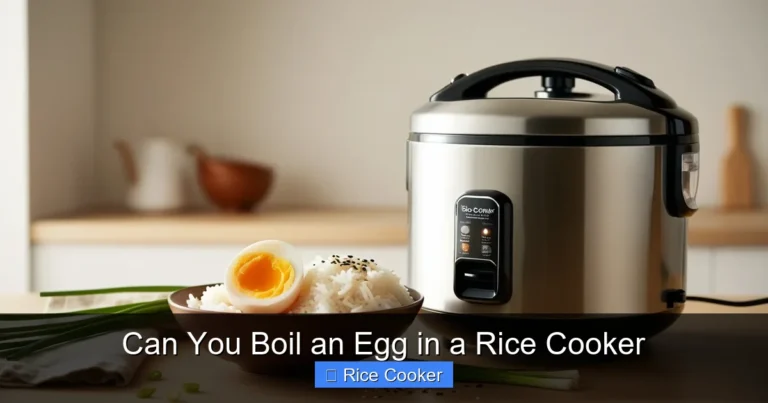 Can You Boil an Egg in a Rice Cooker